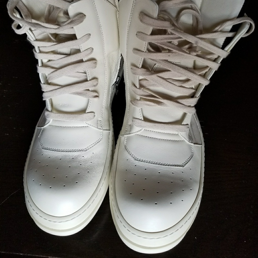 Rick Owens geobasket high top sneakers sz 9